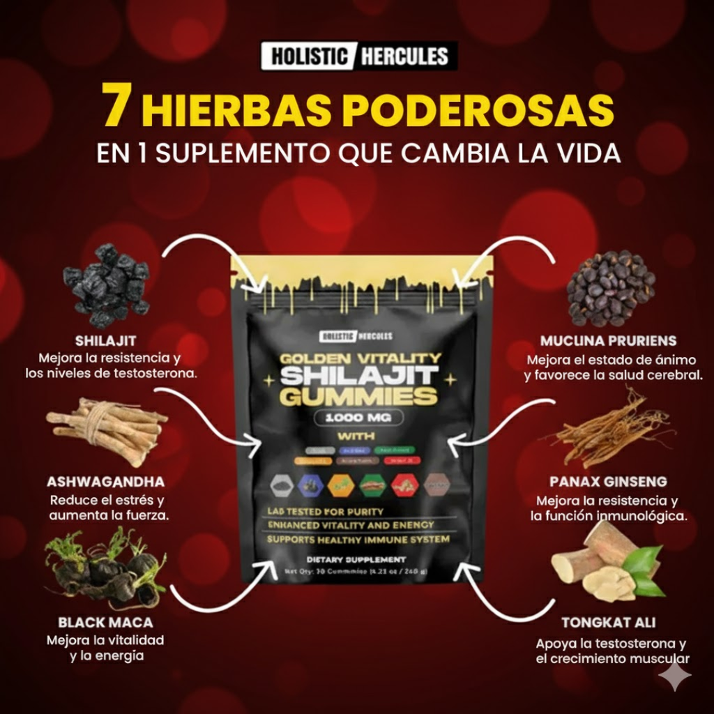 Gomitas de Shilajit 60 UNI - Compra 60 y compra 120 