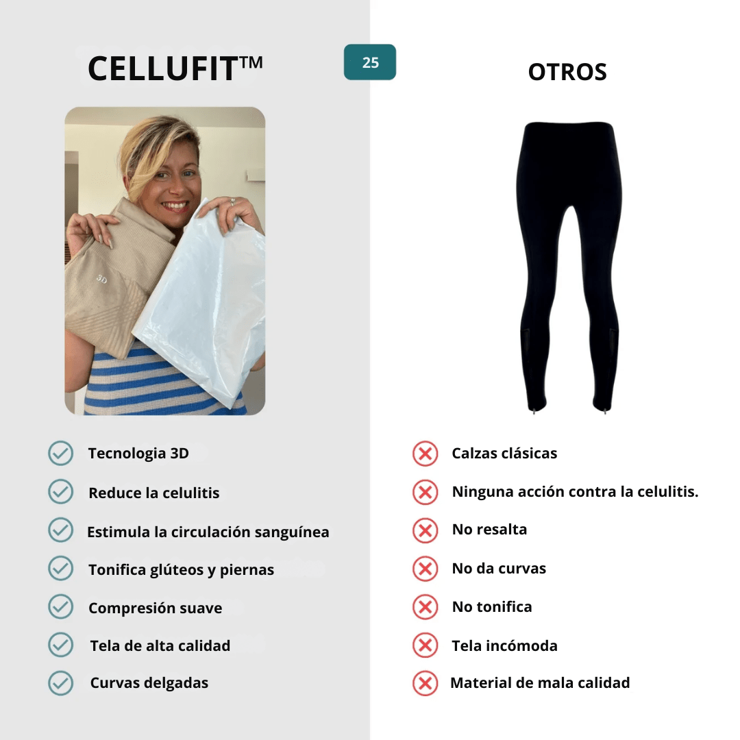CelluFit™ – Compra 1 y 2 - Pantalones reductores anticelulitis