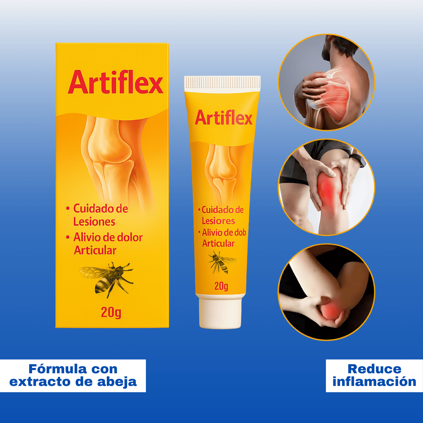 Crema Artiflex - Compra 1 y 2 - Alivio instantáneo de músculos y articulaciones 