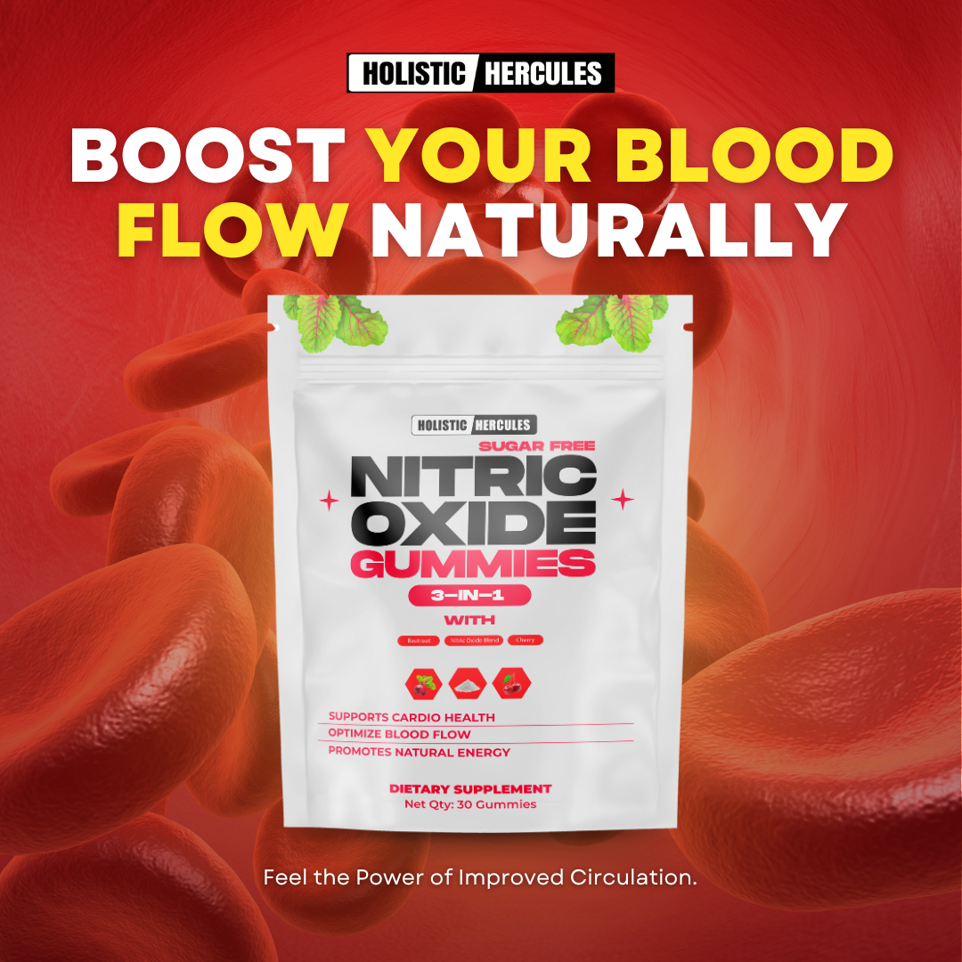 Gomitas de óxido nítrico Hercules (estimulantes del flujo sanguíneo)