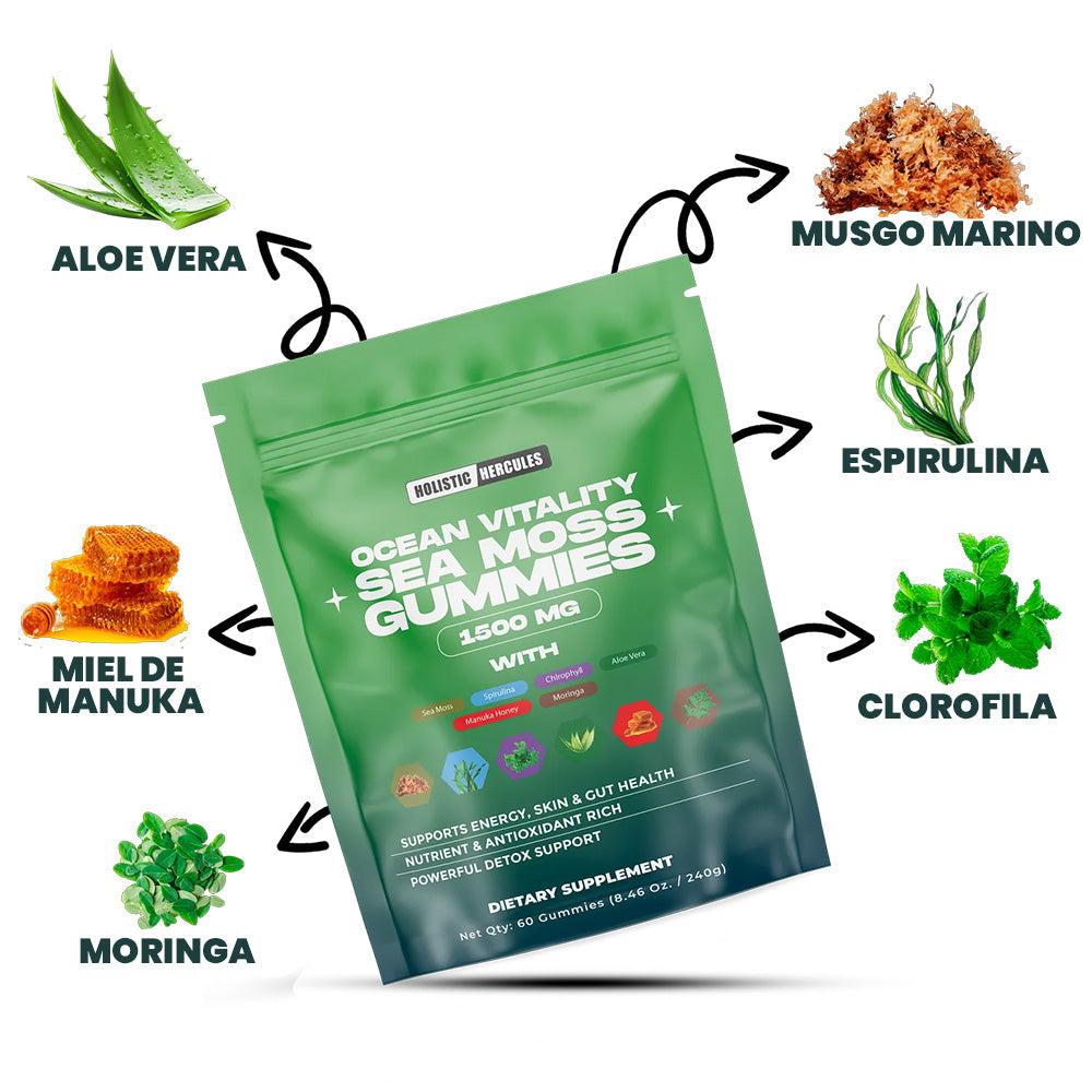 Gomitas de musgo marino