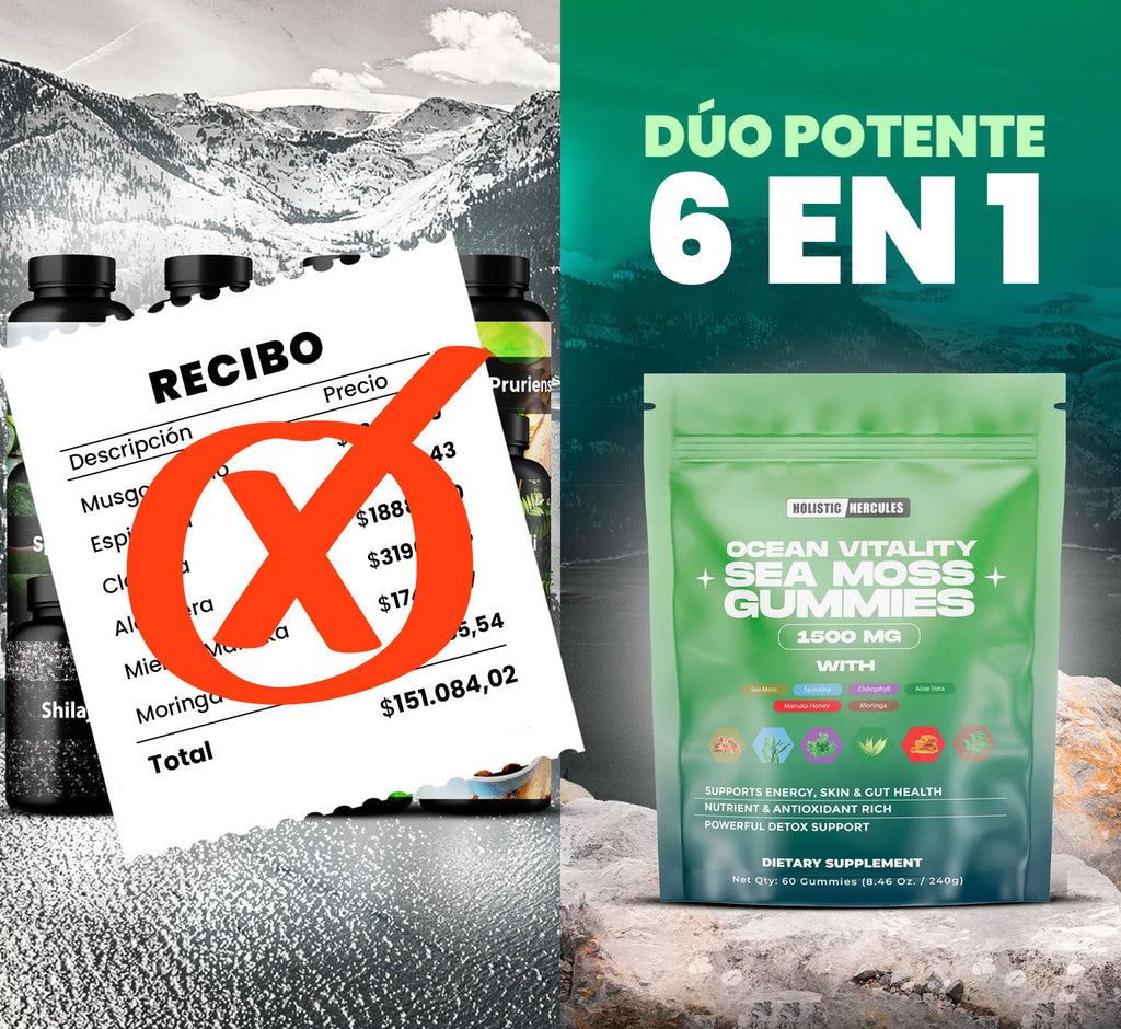 Gomitas de musgo marino